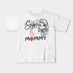 Super Mommy Mother's day cute design Kids T-Shirt